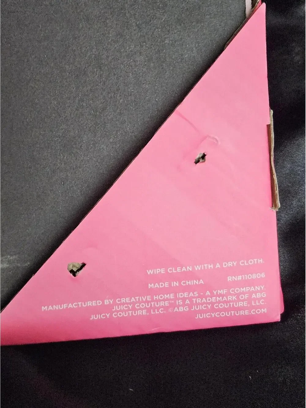 Juicy Couture Pink Sparkle Wall Mirror Coquette Y2K McBling Home / Room Decor